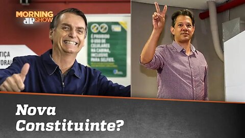 Nova Constituinte? Haddad recua e Bolsonaro desautoriza Mourão