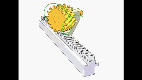 2462 Screw gear and rack 1c