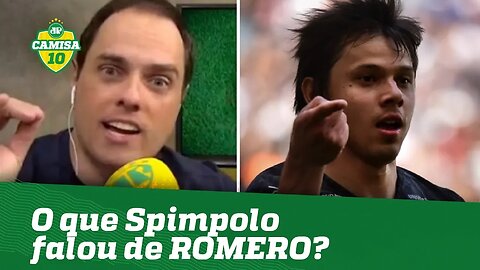 Rendeu-se? Olha o que Spimpolo falou após hat-trick de ROMERO!