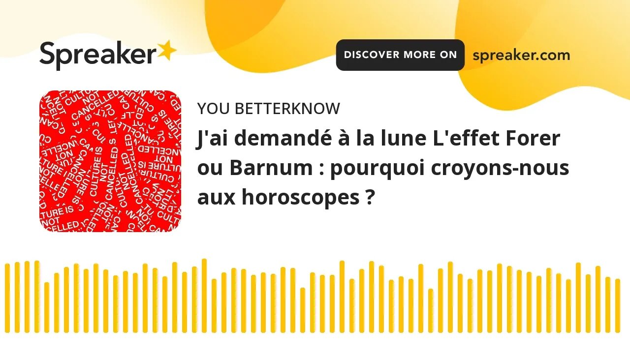 J'ai demandé à la lune L'effet Forer ou Barnum : pourquoi croyons-nous aux horoscopes ?