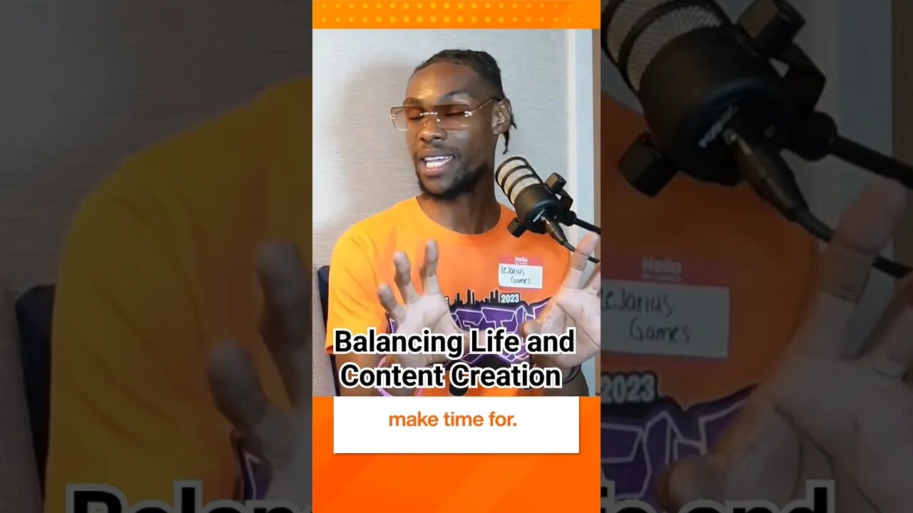 Balancing Life and Content Creation #balance #life #contentcreation #themeetup2023