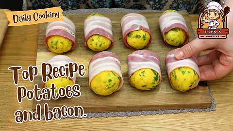 It's so delicious I cook it 3 times a week❗❗ Incredible recipe. Potatoes and bacon ASMR