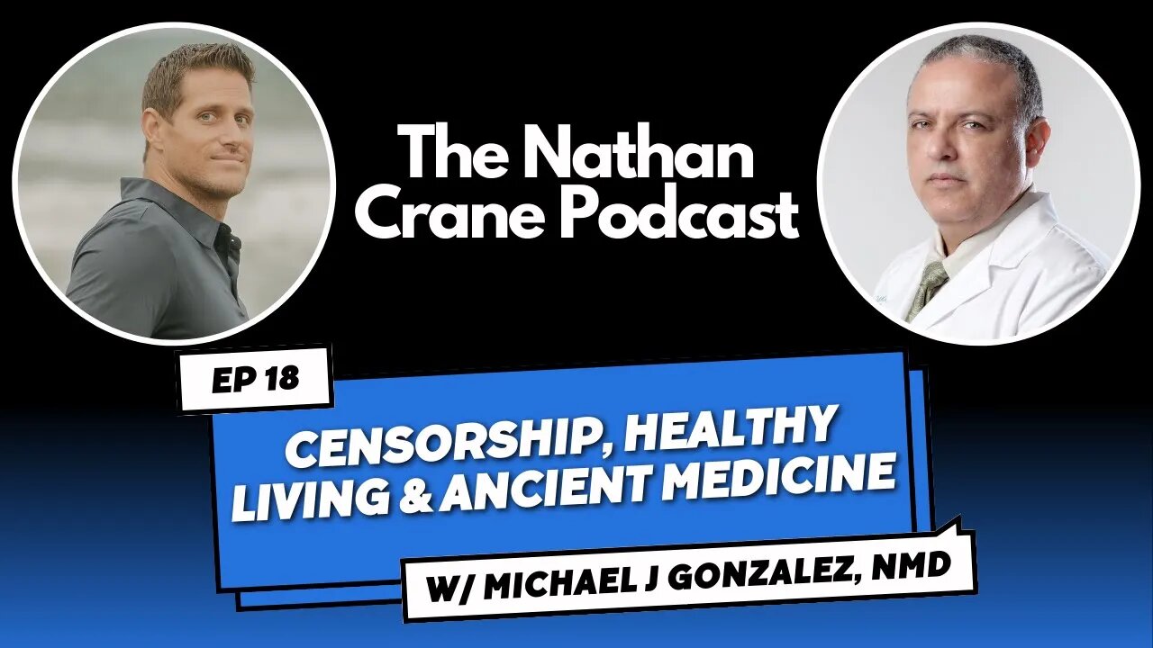 Michael J. Gonzalez, NMD - Censorship, Healthy Living & Ancient Medicine | Nathan Crane Podcast 18