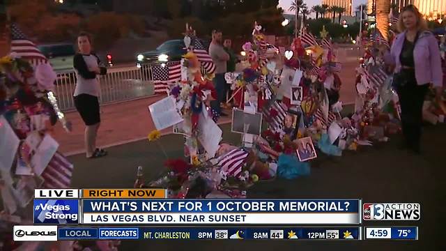 1-October memorial being moved Sunday