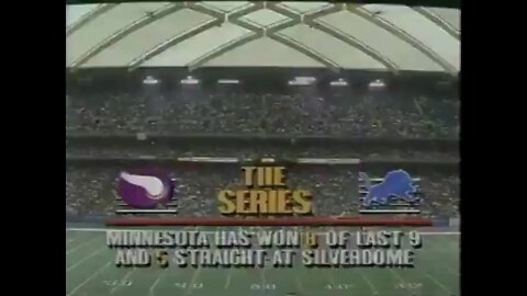 1991-10-06 Minnesota Vikings vs Detroit Lions