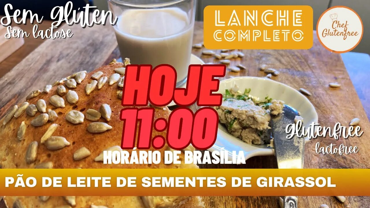 TRAILER PÃO DE LEITE DE SEMENTES DE GIRASSOL- Sem Glúten
