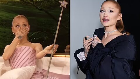 Ariana Grande Channels Wicked's Elphaba in Huge Puffer Coat!