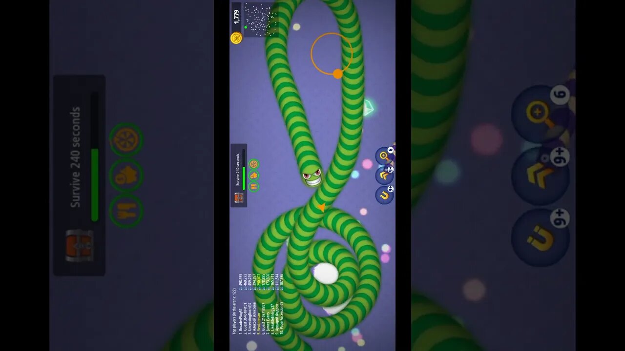 Shorts CASUAL AZUR GAMES Worms Zone .io - Hungry Snake 60-130