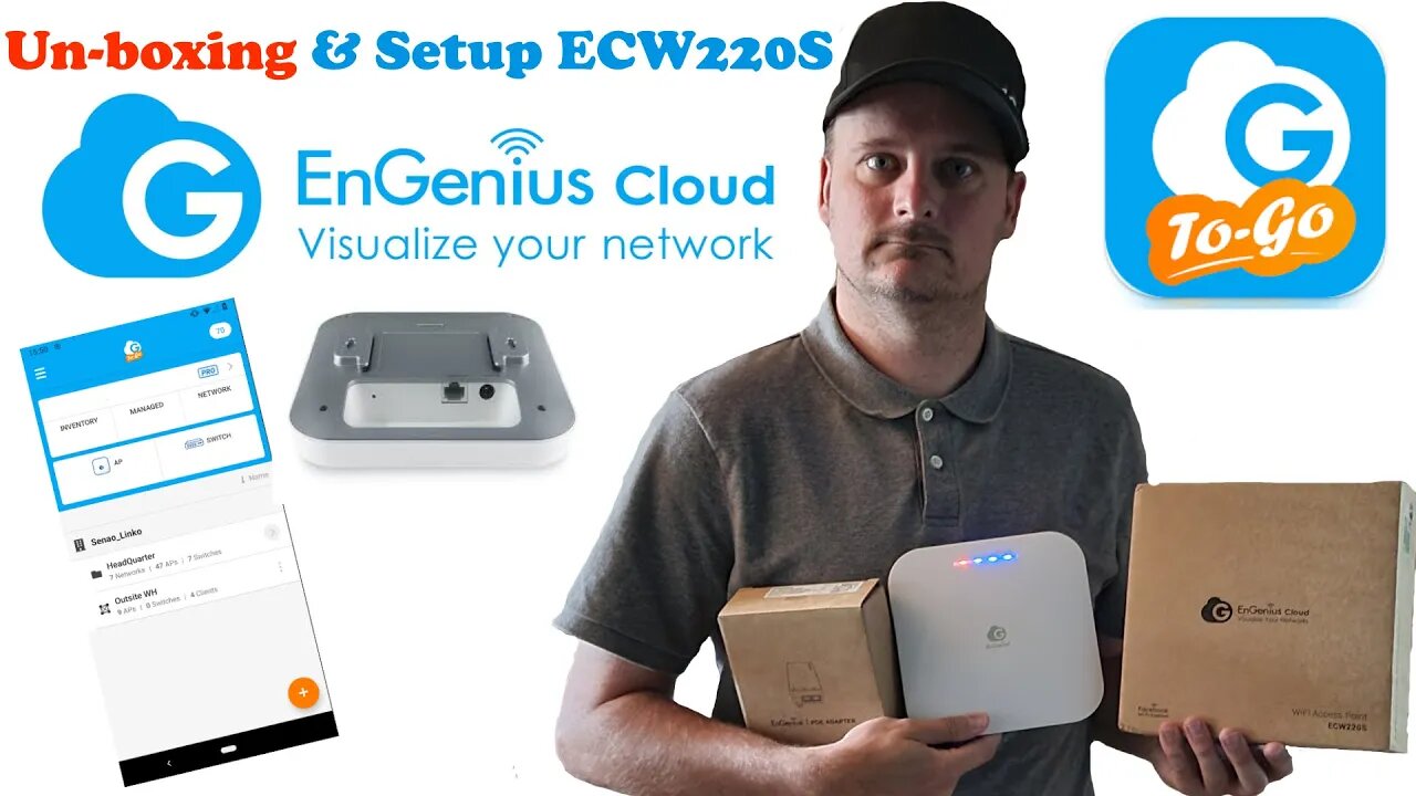 Engenius ECW220s Wireless AP Un-Boxing & Setup Super NICE !!!