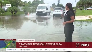 Parts of Hancock Bridge Parkway in Cape Coral floods