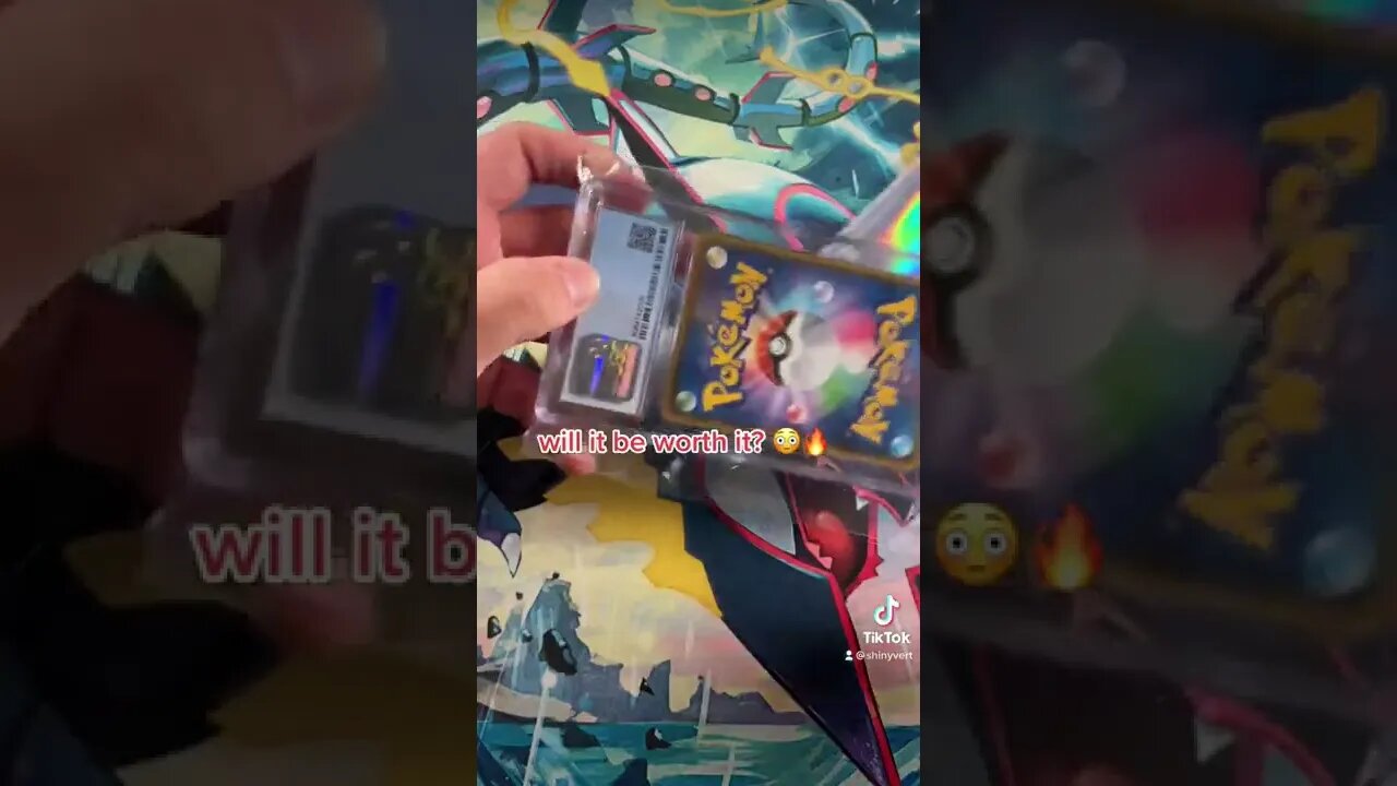 Pulling a $250 Pokémon mystery slab (SHINY CHARIZARD) 🔥