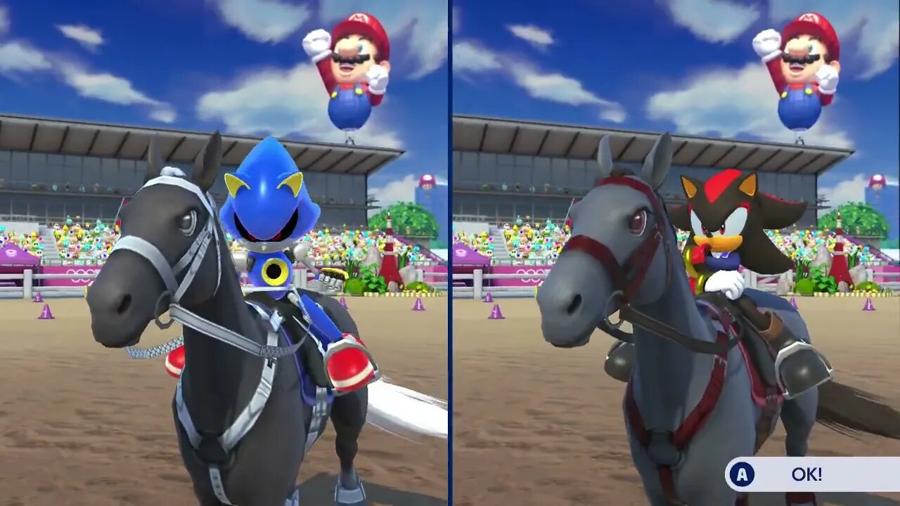 Father vs son Mario and Sonic Olympic games