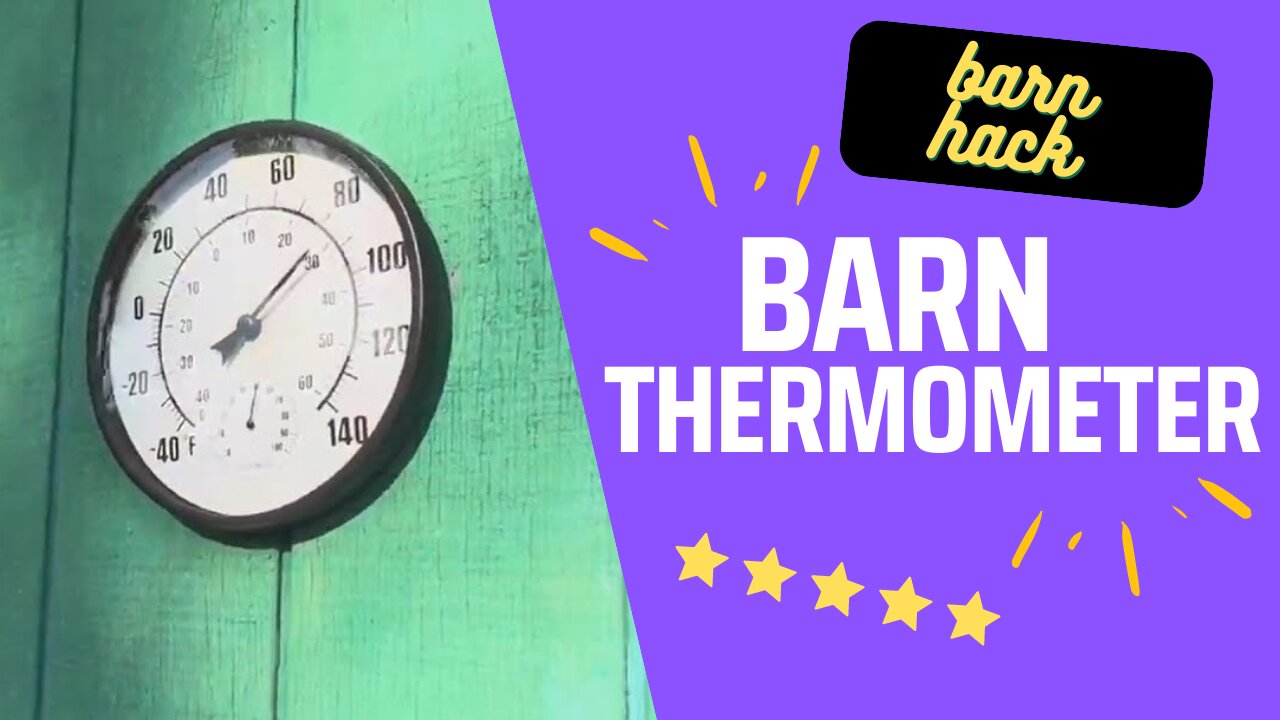 Barn Thermometer