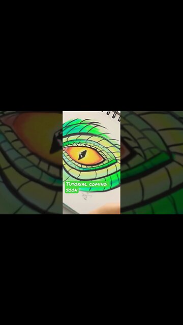 Dragon Eye Tutorial #dragons #painting #tutorial #comingsoon