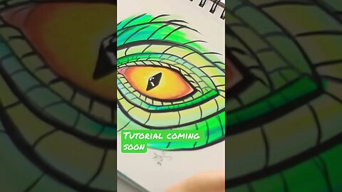 Dragon Eye Tutorial #dragons #painting #tutorial #comingsoon