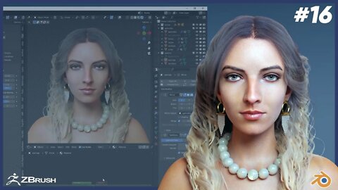 Aphrodite | how to create 3d realistic Character for animation | Part 16 | Blender tutorial