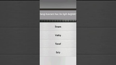 #yarışma #bilgi İSLÂMÎ BİLGİ YARIŞMASI