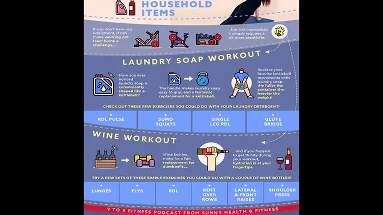 HOW TO ACHIEVE AN EFFECTIVE WORKOUT WITH HOUSEHOLD ITEMS