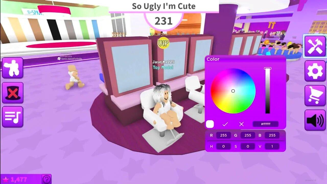 Playing fashion famous with a collab with Usakingdom225