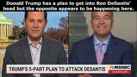 Trump attacking DeSantis pleases the media