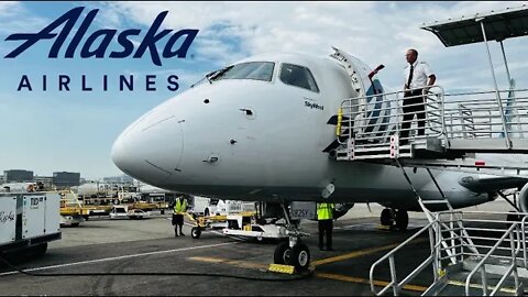 Trip Report: Alaska Airlines (Skywest) Embraer 175 SLC-LAX Economy Class (4K)