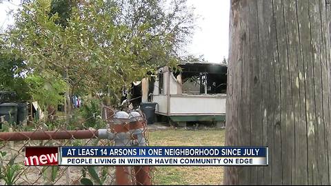 Investigators search for possible arsonist after 14 fires intentionally set in Winter Haven