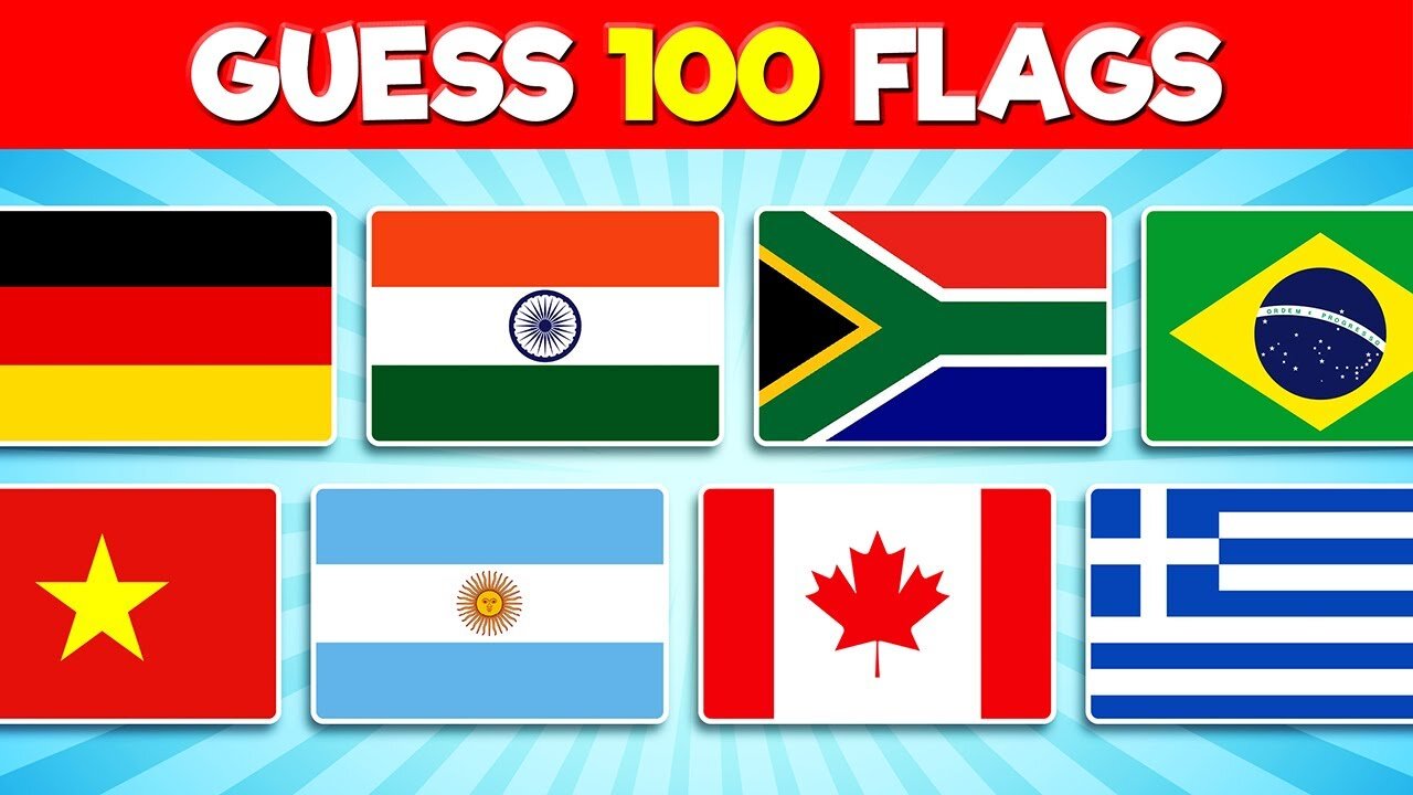 GUESS THE FLAG QUIZ / CAN YOU GUESS THE 100 FLAGS?