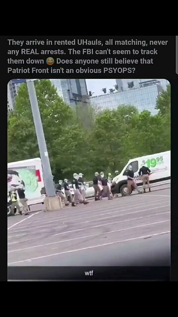 Democrats and Feds Bring in Patriot Front With Uhauls