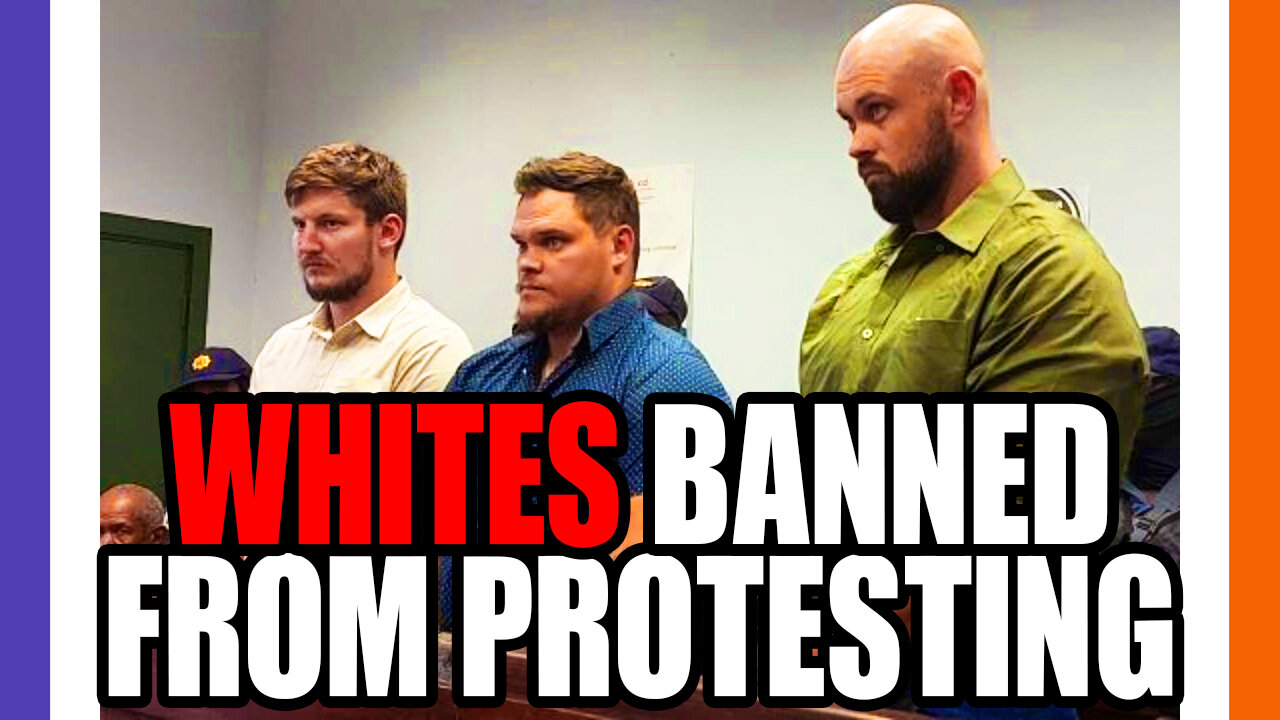 South African Whites NOT Allowed To Protest