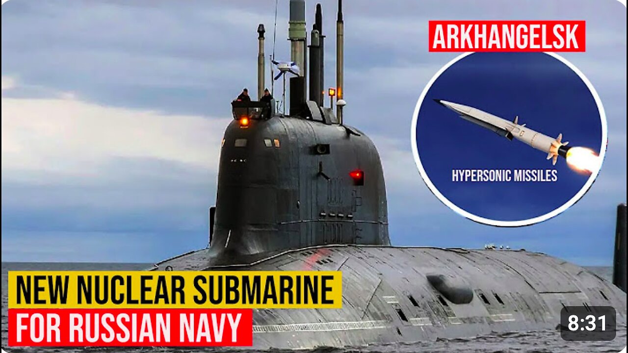 ⚓️🇷🇺 Arkhangelsk - New Nuclear-Powered Submarine will be Delivered to the Russian Navy Next Summer