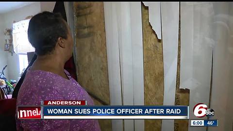 Anderson woman claims police raided, destroyed her home on a bogus 'no knock' search warrant