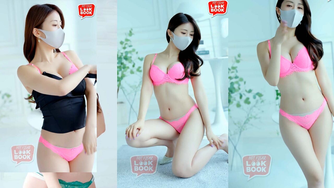 sexsi hot figar look book (4K 세로룩북) 안 본 사람은 있어도 한번 본 사람은 없는 모델 장미의