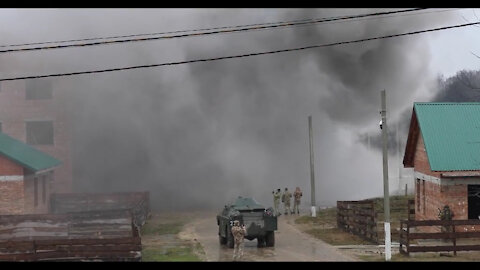 Ukraines 58th Separate Motorifle Brigade conducts final training exercise