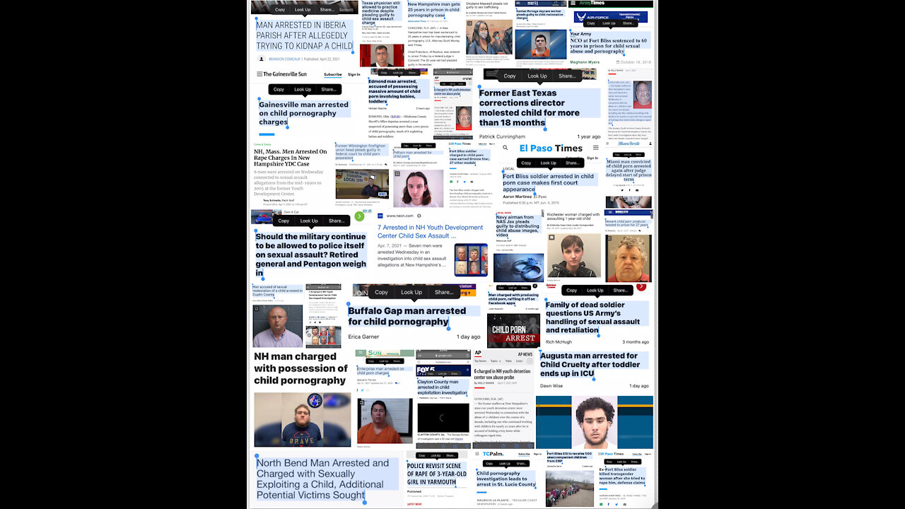 PEDOPHILE ARRESTS APRIL 21,2021 UPDATE #1