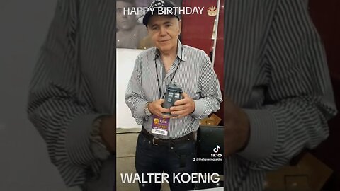 🎂 #HAPPYBIRTHDAY #WALTERKOENIG #STARTREK #PAVELCHEKOV #DOCTORWHO #TARDIS #SHORTS #SUBSCRIBE