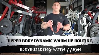 UPPER BODY DYNAMIC WARM UP ROUTINE