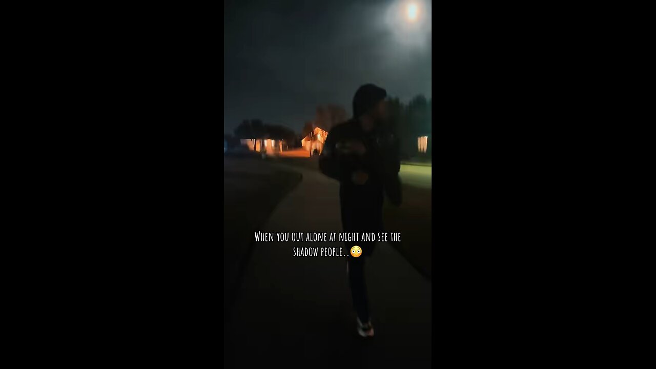 When you put alone jogging and get a lil paranoid