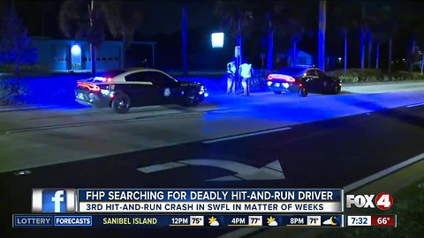 FHP searches for drivers in several hit and run crashes