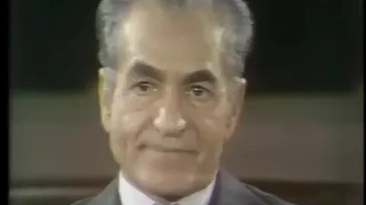 Jim Lehrer & His Imperial Majesty Reza Pahlavi - Proof that USA is run by marxists. 1977 interview.