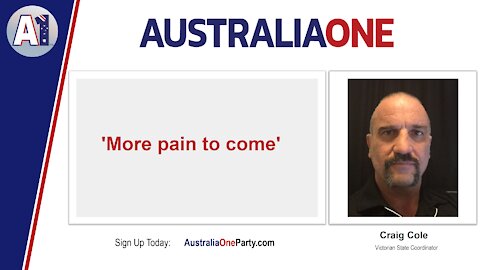 AustraliaOne Party - Message from Craig Cole, State Coordinator for Victoria