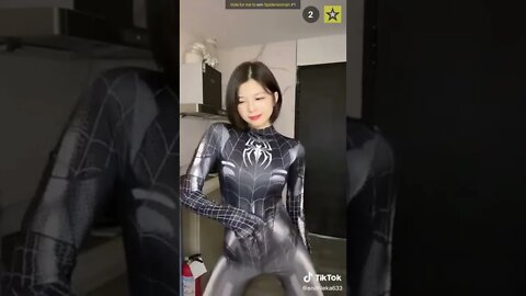 Rate the Girls: Best Spiderwoman Spidergirl TikTok Cosplay Contest #1b (Spiderman) 🕷💖