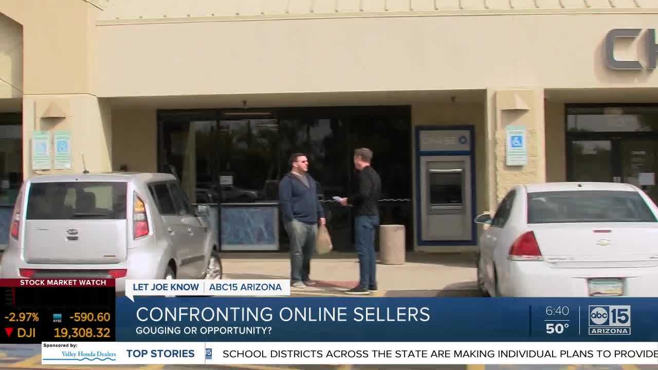 Confronting online sellers with high prices