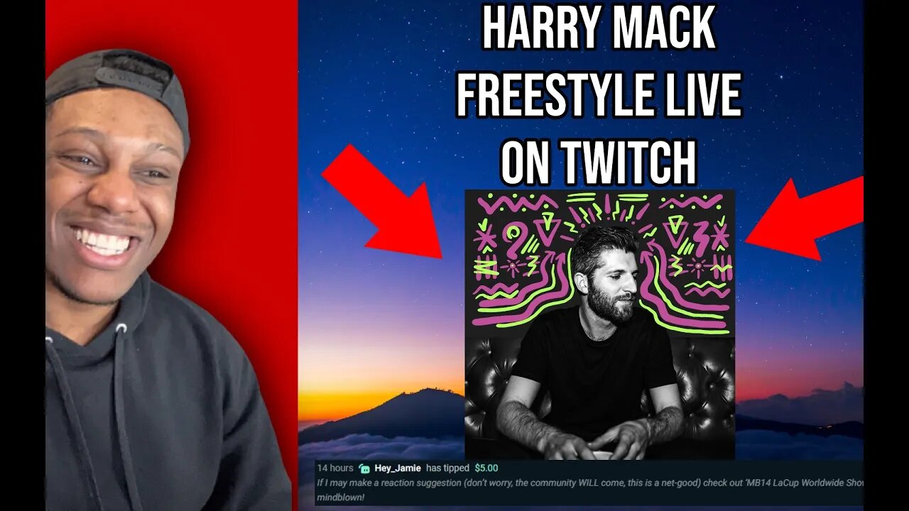 Harry Mack Live Chat Freestyle | Wordplay Tuesday #107 (REACTION) The full stream on Twitch!