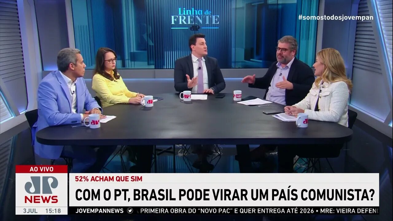 Brasil pode virar país comunista? 52% acham que sim, diz Datafolha | LINHA DE FRENTE