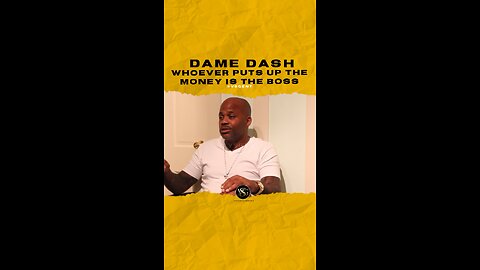 #damedash Whoever puts up the money is the boss. 🎥 @hiphopmotivation