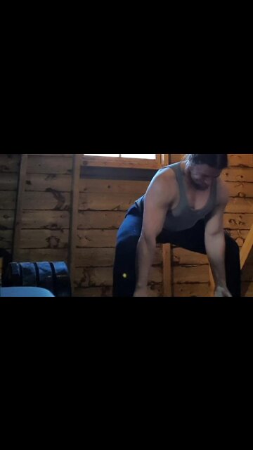 165 Kgs x4 Hybrid Stance Deadlift FIRST TIME EVER. WOW, THIS FELT HEAVY!