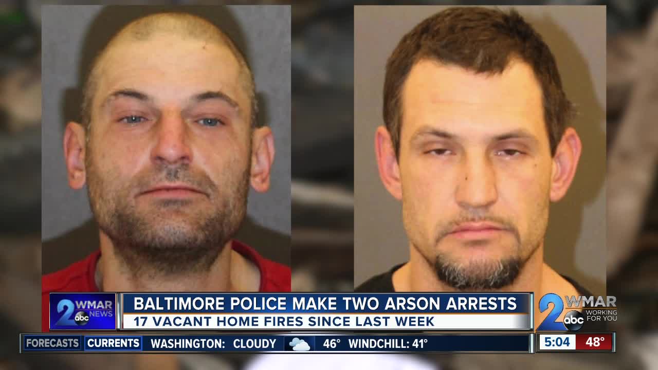 Second suspect arrested in rash of arson fires in Southwest Baltimore