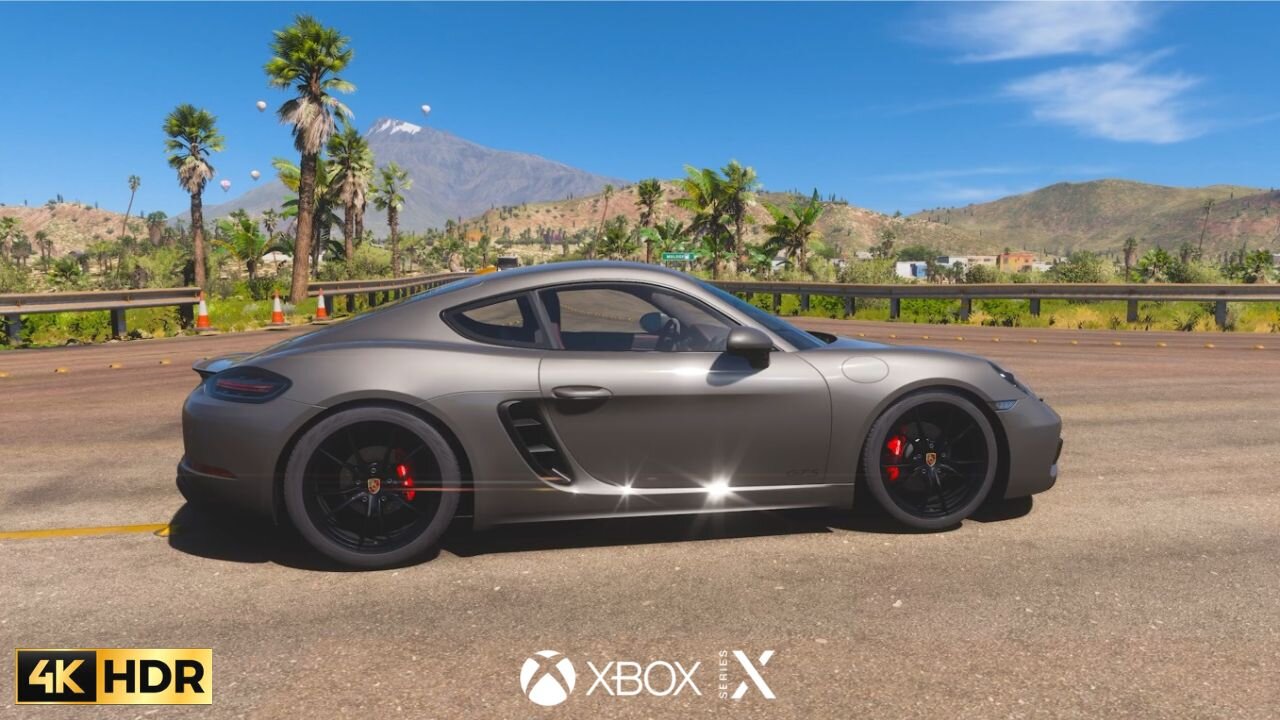 Porsche 718 Cayman GTS Forza Horizon 5 Descansar Dorado Race SeriesX (4K) #fh5gameplay