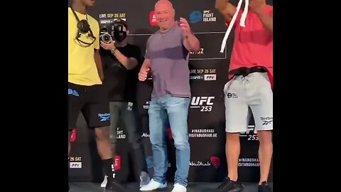 Israel Adesanya throws belt at Paulo Costa after weigh ins