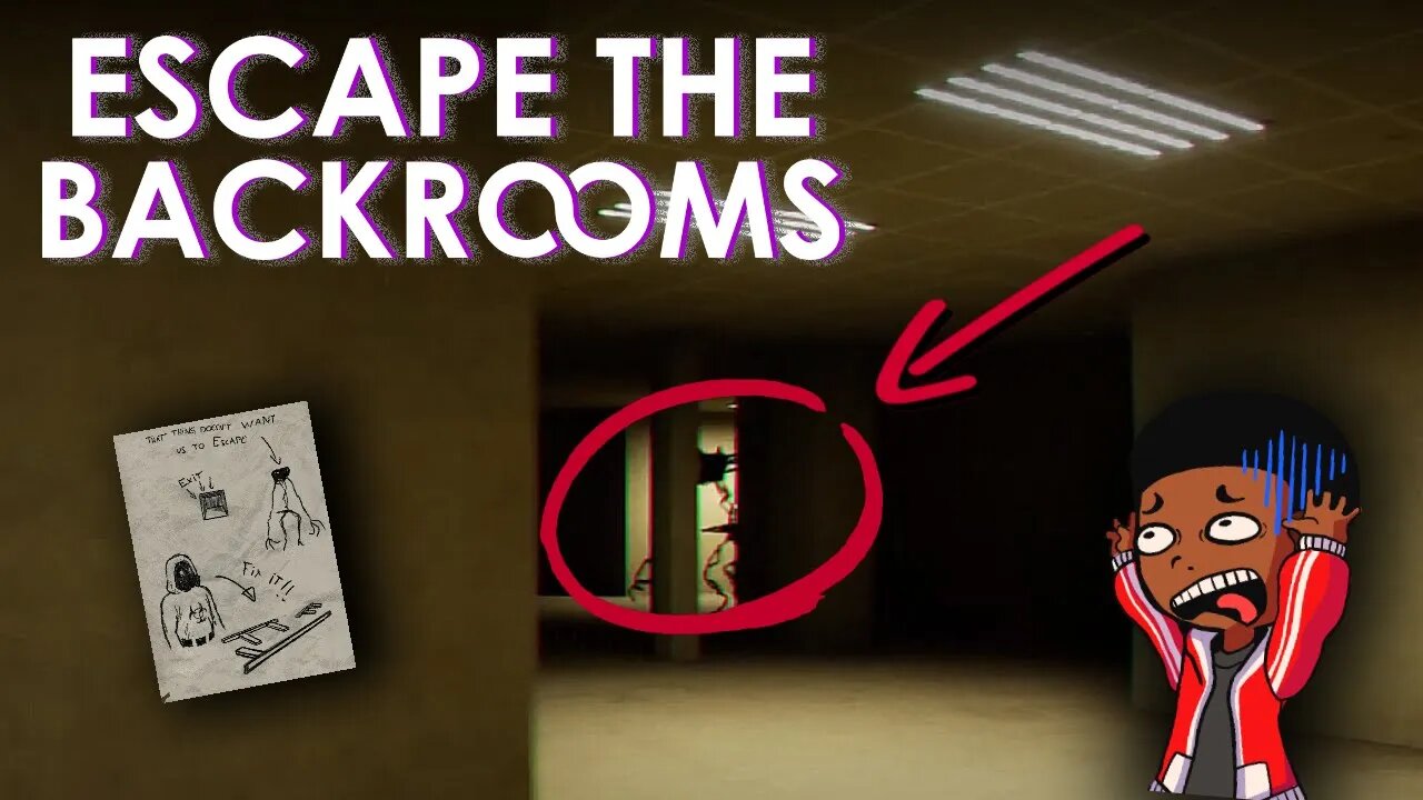 WHAT IS EVEN THAT - Mr. Senpai Plays Escape The Backrooms